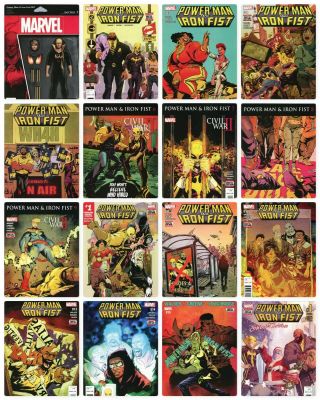 Power Man And Iron Fist 1 - 15 Full Run,  Annual Marvel Comics 2016