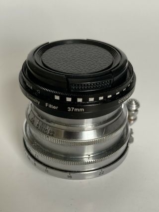 Vintage Canon f 2.  8,  35mm Rangefinder Lens 2