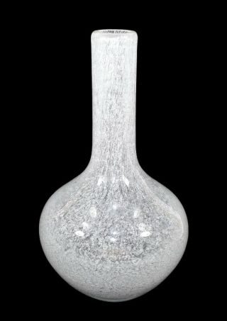 Fab Stunning Vintage Art Glass Bud Vase Frothy Pulegoso Bubbles Murano European