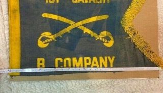 Rin Tin Tin Banner Flag 101st Calvary Fort Apache Fighting Blue Devils Company B 3