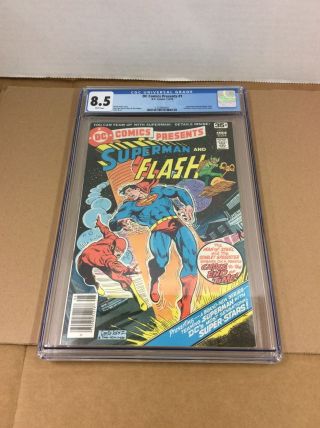 Dc Comics Presents 1 Superman & Flash - Cgc 8.  5