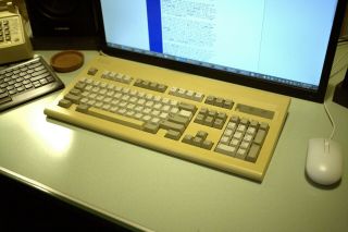 Dell At101 Vintage Mechanical Wired Keyboard,  Alps Skcm Salmon,  Gyi3pvat101
