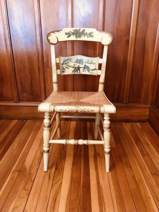 L.  Hitchcock Chair Christmas 1978 Limited Edition 2