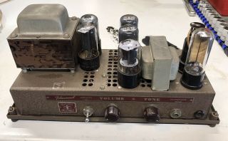 Vintage 1950s Bell & Howell Filmosound 6v6 Tube Amplifier Guitar Amp Project