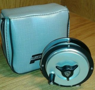 Rare Pflueger Supreme No 577 Fly Reel & Pouch & - Collectable Quality