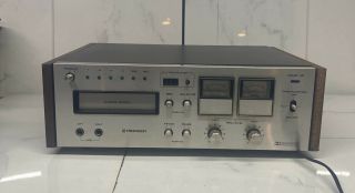 Centrex By Pioneer Rh - 65 Silver Face Vintage Stereo 8 - Track Tape Player Recorder