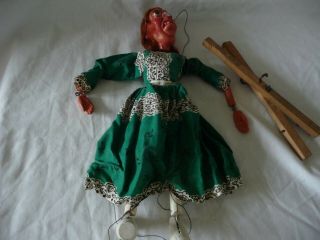 Vintage Rare Pelham Puppet Ugly Sister Sl Cinderella Range 1940s Old Toy Doll Af