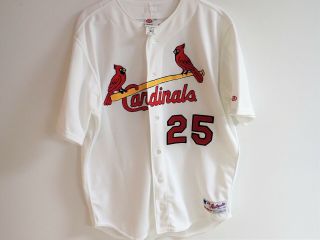 Mark Mcgwire St.  Louis Cardinals Rawlings Authentic Game Jersey Size 48 Vintage
