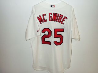 MARK MCGWIRE ST.  LOUIS CARDINALS RAWLINGS AUTHENTIC GAME JERSEY SIZE 48 VINTAGE 3