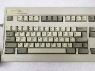 Vintage Zenith Data Systems ZKB - 2 Mechanical Keyboard 101 - 7366 - 02 DIN 3