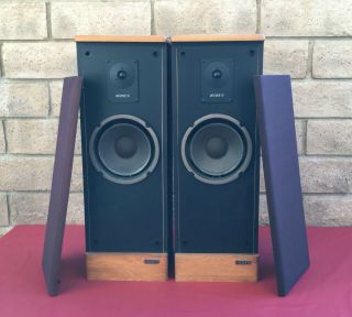 Vintage Advent Prodigy Tower Speakers Consecutive Serial Numbers