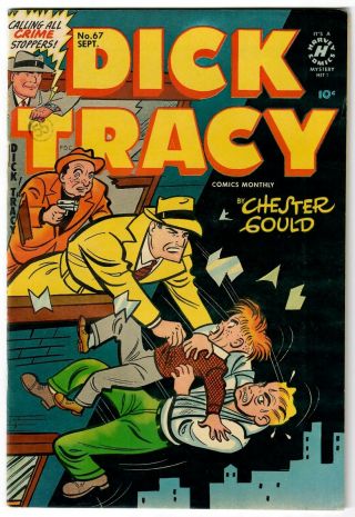 Dick Tracy (1950) 67 Joe Simon Cover Blowtop Vitamin Flinthart Chester Gould Vf