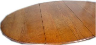Great British Beauty Antique Vintage Oak Drop Leaf Table Gate Leg Solid 6