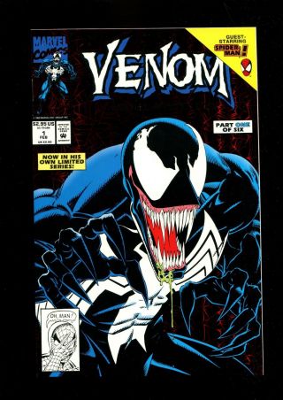 Venom Lethal Protector 1 (9.  8) 1st Solo Book Marvel $5 Unl In Us (b057)