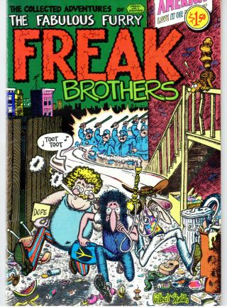 Collected Adventures - Fabulous Furry Freak Brothers No.  1 1980 Rip Off Prs Fn/vf