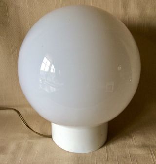 Art Deco Glass Globe Table Lamp