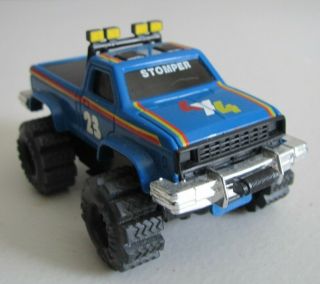 Awesome Vintage Schaper Stomper Ford 4x4 Blue With Lettering.