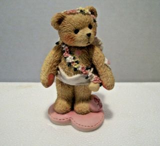 Girl Standing With Bow And Arrow " Be Mine " Boxed Cherished Teddies By Enesco
