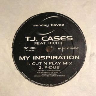 Tj Cases - My Inspiration / Bobbi & Steve - Give Me Love 12” Uk Garage Vinyl 98