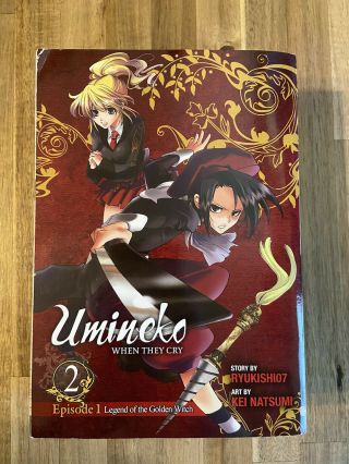 Umineko Legend Of The Golden Witch Vol 2 Oop English Manga