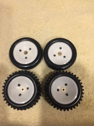 Vintage Team Associated Rc10 Comp Edition Front And Rear Wheel Set
