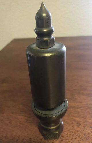 Vintage Brass Steam Whistle / Air Whistle.  1.  5” Wide X 6” High.