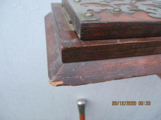 A Victorian Oak Adjustable Folding Book Rack/Stand c1880/1900 2