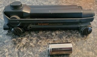 Aimpoint Mark Iii Red Dot Rifle Sight Vintage Includes Extra Battery