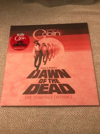 Goblin - Dawn Of The Dead Live Soundtrack Red Vinyl Lp (no.  144/400)