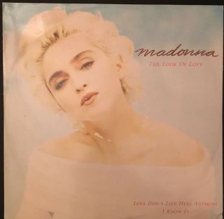 Madonna - The Look Of Love 12 " Vinyl Single 1987 Sire W8115t Vg - /nm