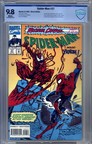 Spider - Man 37 Cbcs 9.  8 Lyle Hanna Venom Carnage Doppleganger Iron Fist Deathlok