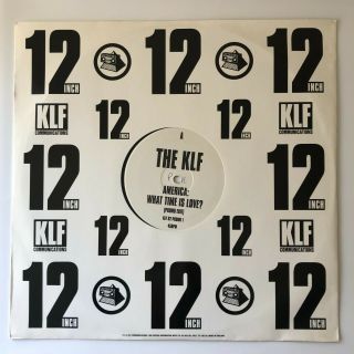 The Klf - America: What Time Is Love ? - Promo Edit - 12 " Single