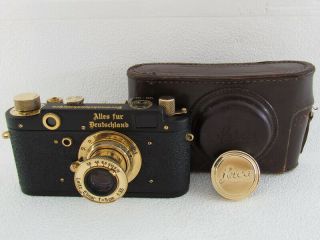 Leica Ii (d) Alles Fur Deutschland 1939 - 1945 Wwii Vintage Russian 35mm Rf Camera