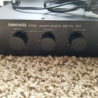 Vintage Nikko Stereo Pre Amplifier Beta 20 Tokyo Japan 3