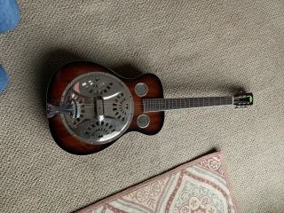 Vintage Guitar Regal Angelus Resonator Guitar Dobro Cone.  Spider Bridge.  1933 ?