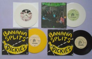 The Dickies.  4 X 7 " Vinyl Punk Singles Including Coloured Vinyls, .  Ex