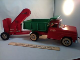 Vintage Tonka Ford Style Dump Truck With Sand Loader