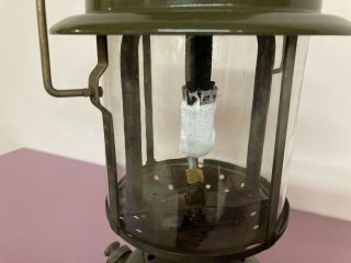 1956 Coleman Lantern U.  S.  Army Olive Military Gasoline Unleaded or Leaded Fuel 2