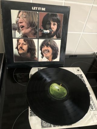 The Beatles - Let It Be Vinyl Record Apple Records Lp Pcs7096