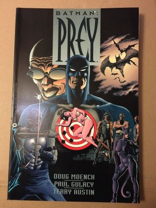 Batman Prey 1993 Dc Comic Book 1st Printing Trade Paperback