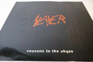 Slayer Seasons In The Abyss 1st Press 1991 12 " Single Def American Thrash Metal