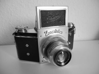 Ihagee Vp Exakta (chrome) Pre - War Vintage Camera With Schneider Xenar Lens.