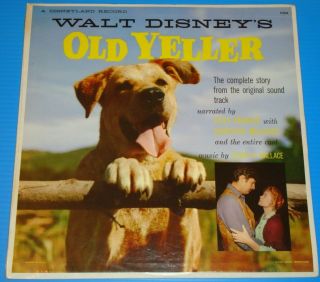 Old Yeller - Disney/disneyland Vintage Usa Film Soundtrack Vinyl Lp - New/sealed