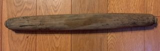 18th Century Rolling Pin True Early 1 Piece Form
