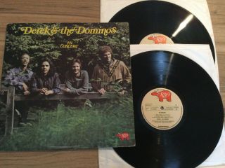 Derek And The Dominos - In Concert.  Lp Vinyl Records.  Rock.  2659020