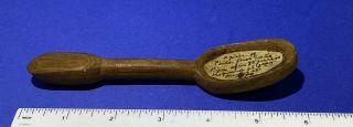 Phila,  PA.  Relic,  Wooden Spoon Carved from Sewer Pipe 1896 2