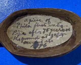 Phila,  PA.  Relic,  Wooden Spoon Carved from Sewer Pipe 1896 3