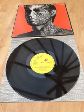 The Rolling Stones - Tattoo You - Ex 1981 A2/b2 Vinyl Lp Record