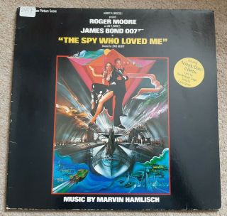 The Spy Who Loved Me Vinyl Soundtrack Lp - Rare 007 - Marvin Hamlisch - Foldout