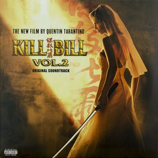 Kill Bill Vol 2 Movie Soundtrack Black Vinyl Record Lp